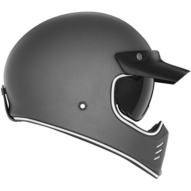 Cască integrală pentru motocicletă NOX PREMIUM SEVENTY II, titan