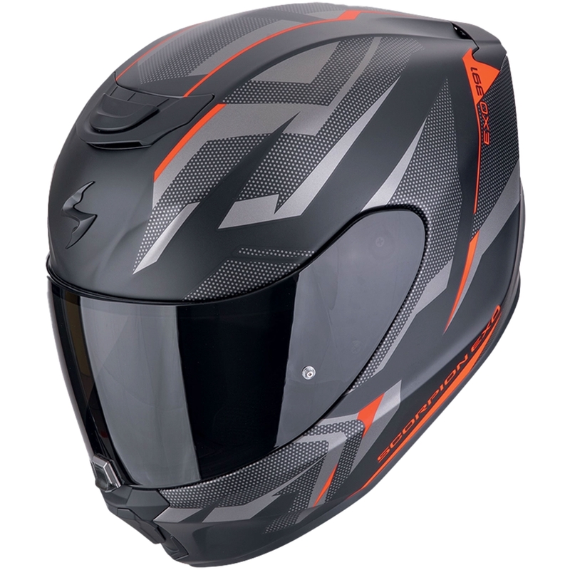Cască integrală pentru motocicletă Scorpion EXO-391 AAXO, negru mat-roșu