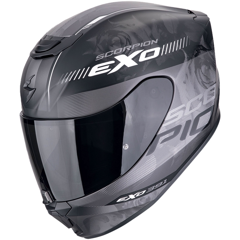 Casca moto integrala Scorpion EXO-391 AVA negru-argintiu mat