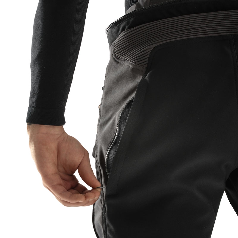 Pantaloni moto Rebelhorn Hardy 3.0 bej-gri-rosu