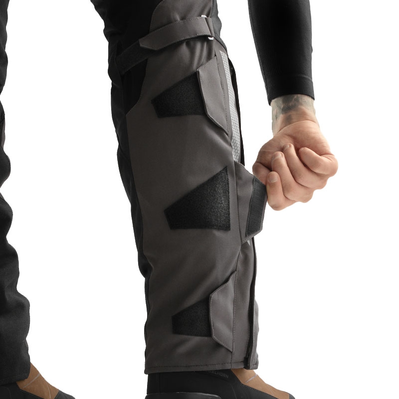 Pantaloni moto Rebelhorn Hardy 3.0 bej-gri-rosu