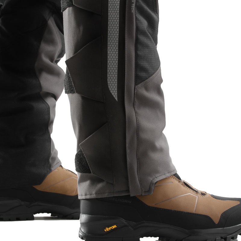 Pantaloni moto Rebelhorn Hardy 3.0 bej-gri-rosu