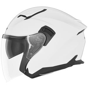 Casca de motociclete deschisa NOX N130 alba