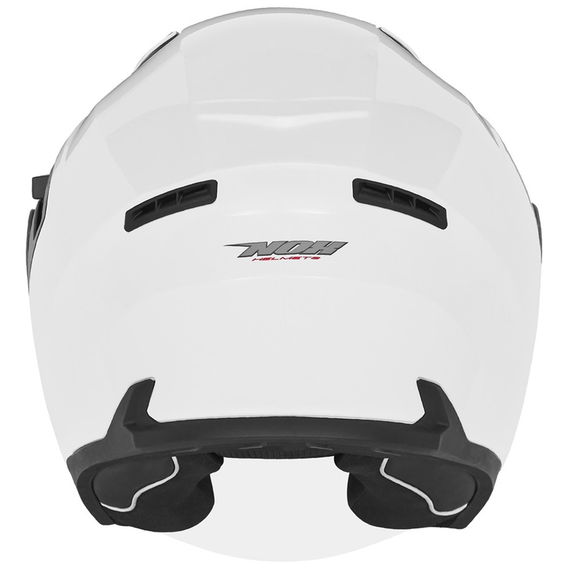Casca de motociclete deschisa NOX N130 alba
