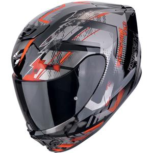 Casca moto integrala Scorpion EXO-391 CLUTTER negru-rosu