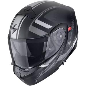 Casca moto modulara Scorpion EXO-930 EVO ARDENS negru-argintiu mat