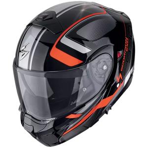 Casca moto modulara Scorpion EXO-930 EVO ARDENS negru-rosu metalic