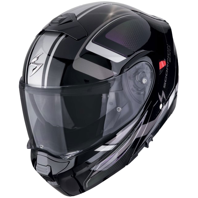Cască modulară de motocicletă Scorpion EXO-930 EVO ARDENS chameleon neagră