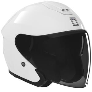 Casca de motociclete deschisa NOX PREMIUM SPY alba