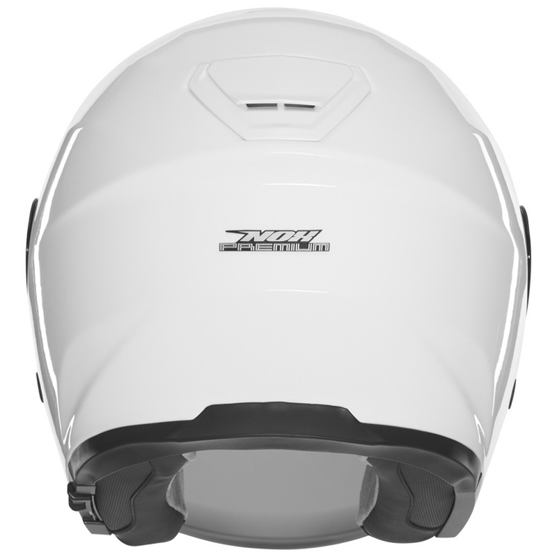 Casca de motociclete deschisa NOX PREMIUM SPY alba