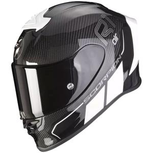 Cască integrală Scorpion EXO-R1 Carbon Air Corpus II negru și alb