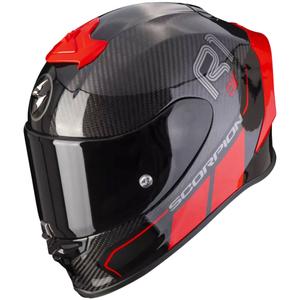 Cască integrală Scorpion EXO-R1 EVO Carbon Air Corpus II negru-roșu