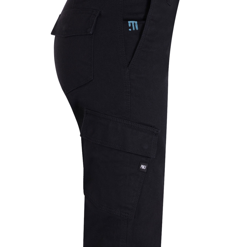 Blugi moto dama PMJ Electra Cargo negri lichidare