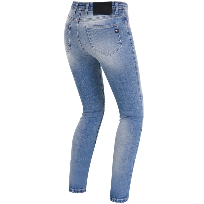 Blugi moto dama PMJ Ginevra albastru