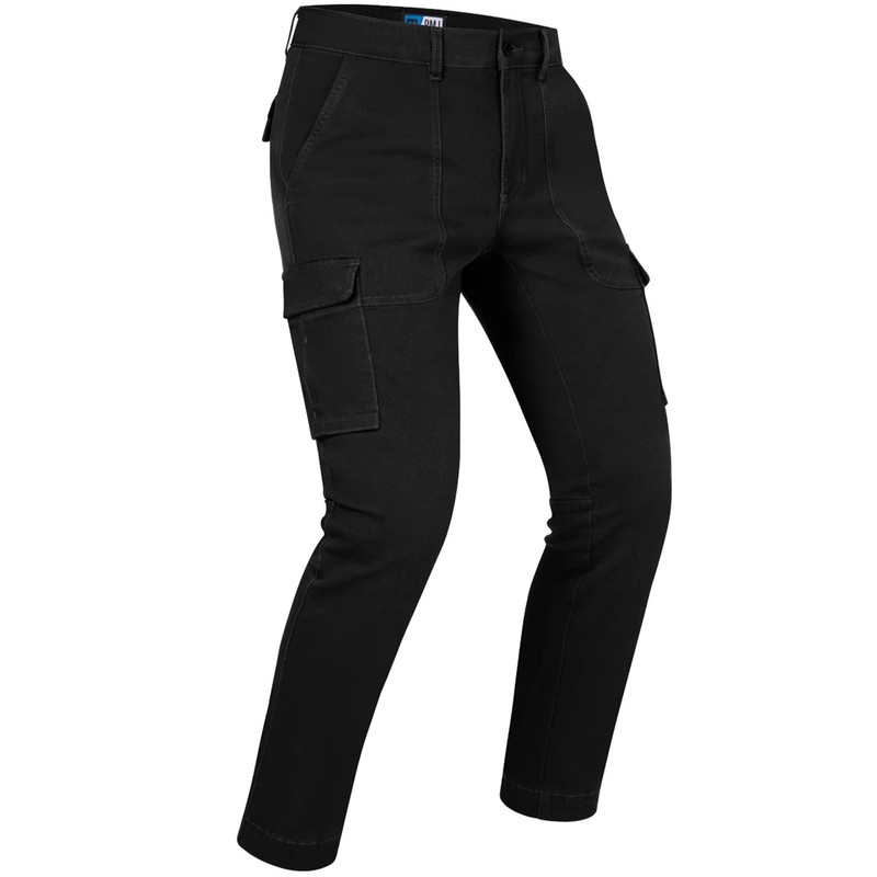 Blugi pentru motociclete PMJ Aviator Cargo negri lichidare