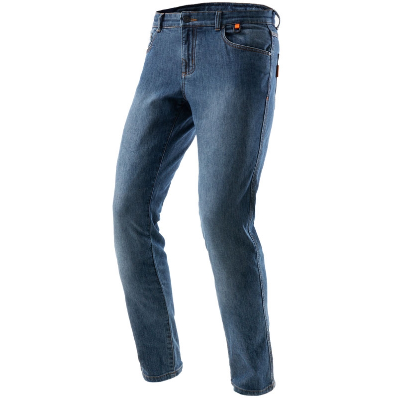 Blugi moto Rebelhorn Bronco, albastru spalat