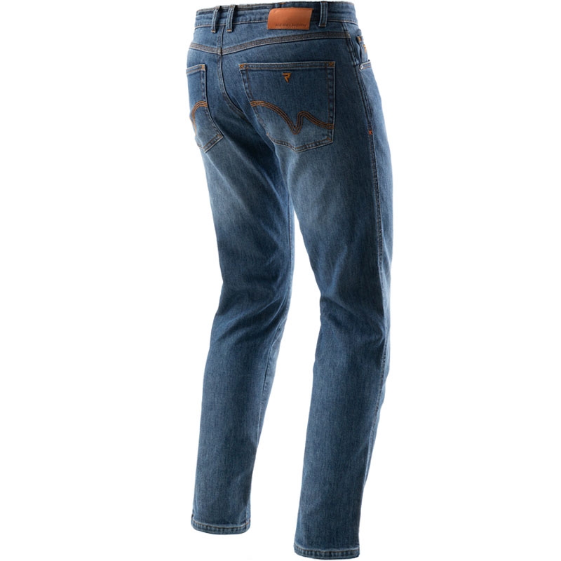 Blugi moto Rebelhorn Bronco, albastru spalat