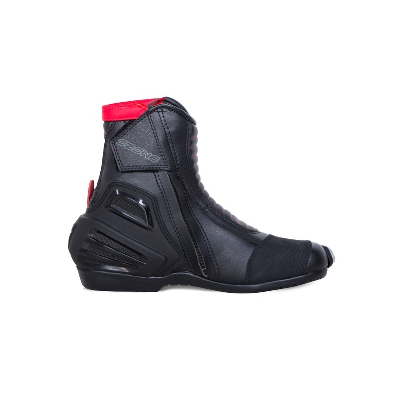 Ozone Urban II CE negru și roșu  cizme de motociclete Ozone Urban II CE negru și roșu lichidare