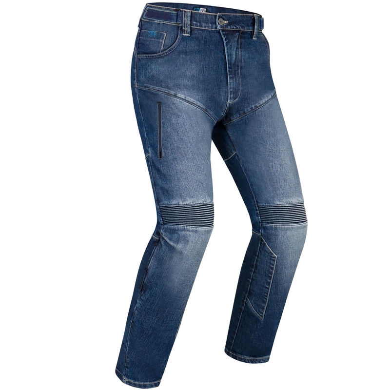 Blugi motociclete PMJ Dust albastru lichidare