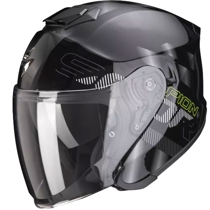 Cască deschisă Scorpion EXO-S1 Gravity negru-argintiu