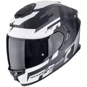 Casca moto integrala Scorpion EXO-GT SP AIR TORNADO negru-argintiu mat