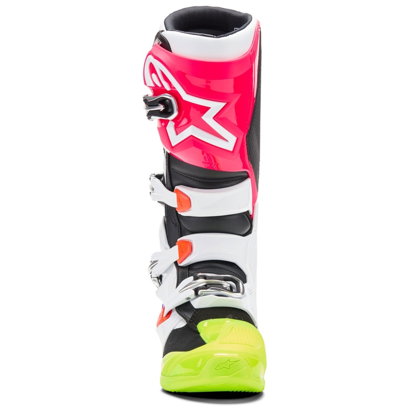 Ghete de motocross multicolore Hay Alpinestars TECH 7 editie limitata