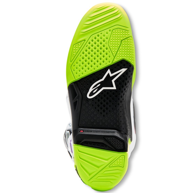 Ghete de motocross multicolore Hay Alpinestars TECH 7 editie limitata