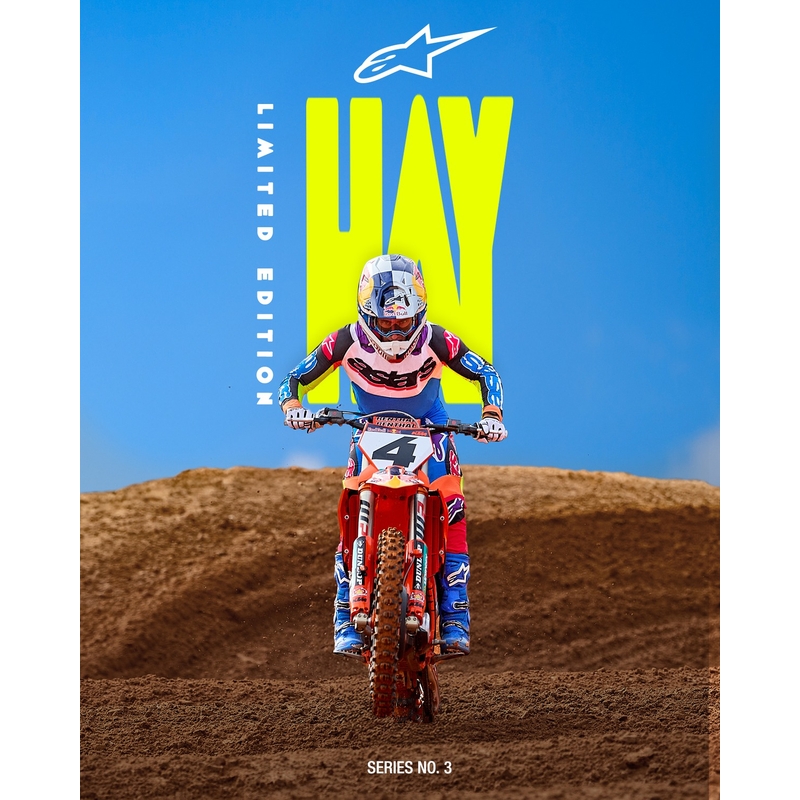 Tricou motocross Alpinestars Supertech SX editie limitata HAY multicolor