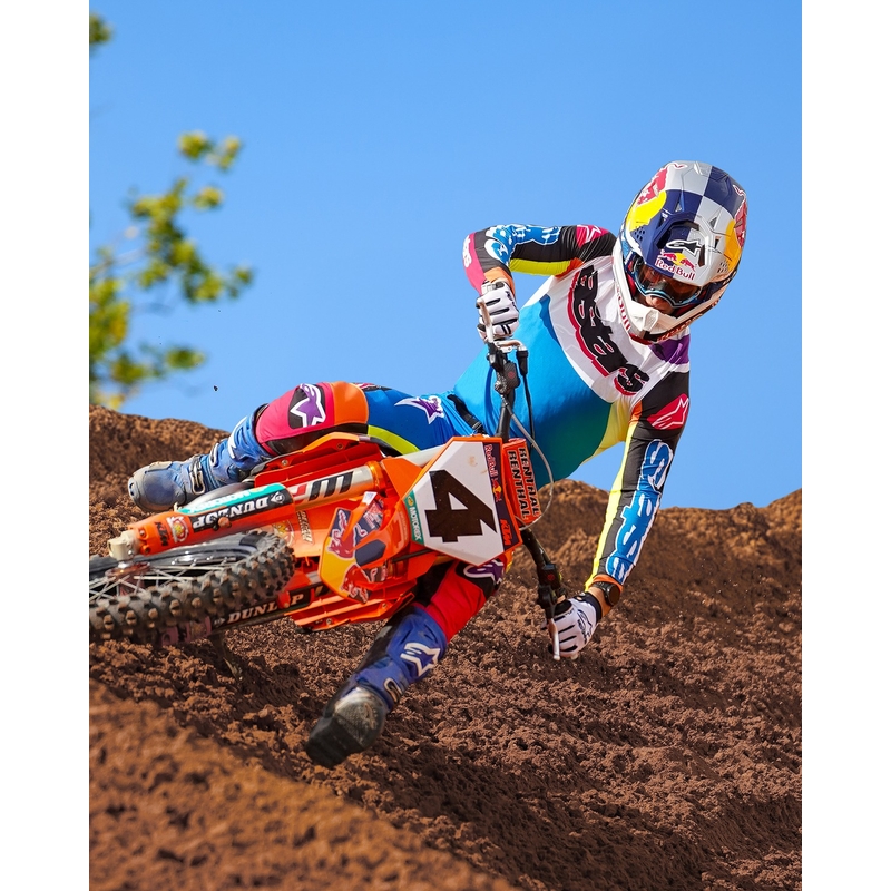 Tricou motocross Alpinestars Supertech SX editie limitata HAY multicolor