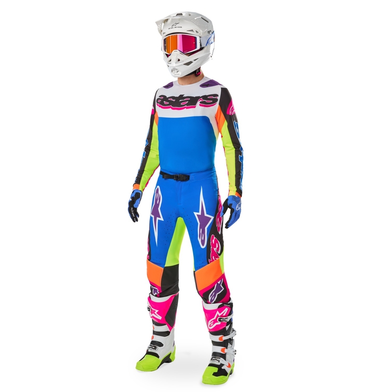 Tricou motocross Alpinestars Supertech SX editie limitata HAY multicolor