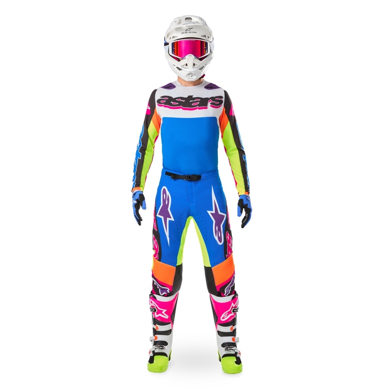Tricou motocross Alpinestars Supertech SX editie limitata HAY multicolor