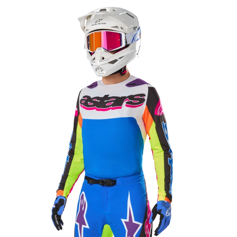 Tricou motocross Alpinestars Supertech SX editie limitata HAY multicolor