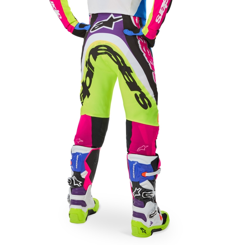 Pantaloni motocross Alpinestars SUPERTECH editie limitata HAY multicolor
