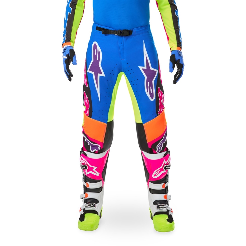 Pantaloni motocross Alpinestars SUPERTECH editie limitata HAY multicolor