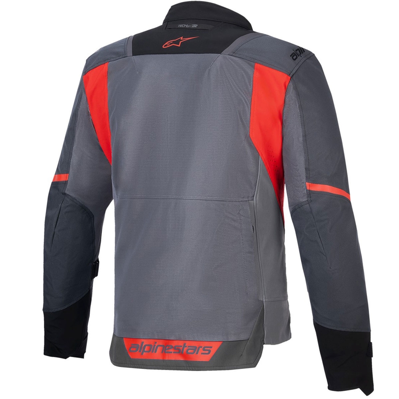 Jachetă moto Alpinestars ST-2 Air gri-gri închis-roșu