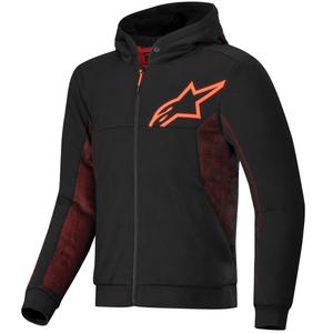 Hanorac moto Alpinestars Chrome Air Sport negru-rosu
