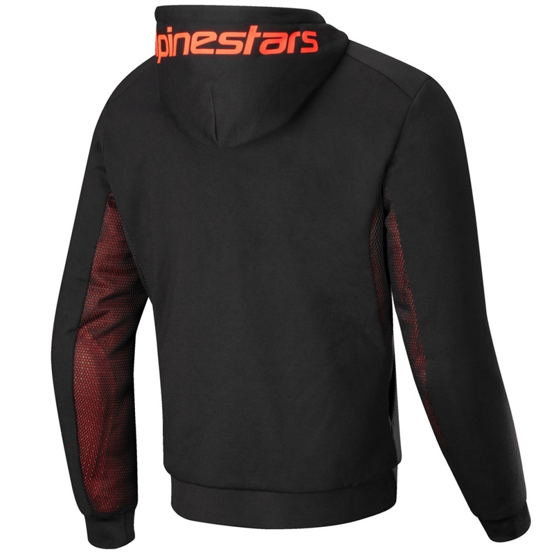 Hanorac moto Alpinestars Chrome Air Sport negru-rosu