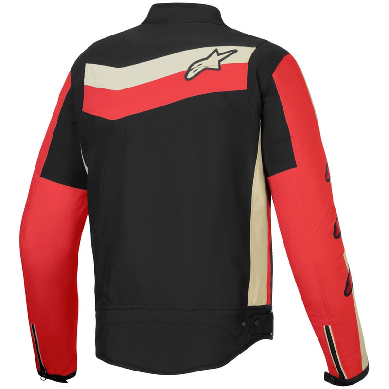 Jachetă de motocicletă Alpinestars T-Dyno rezistentă la apă Negru-Roșu-Bej