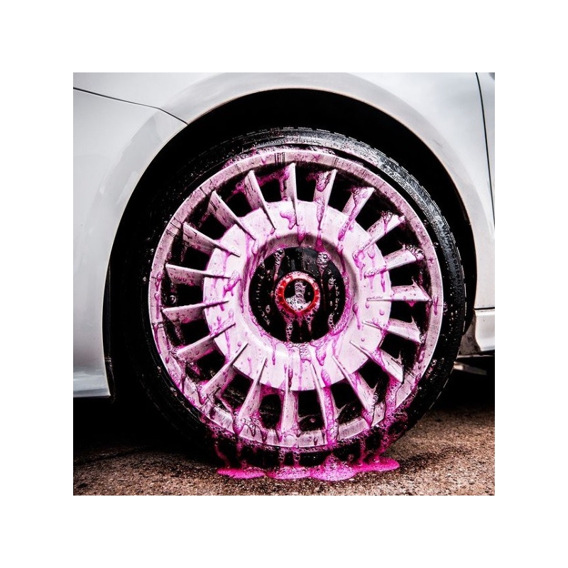 Gel de curățat jante care reacționează cu contaminanții feroși Dr. Wack High End Wheel Cleaner 750 ml