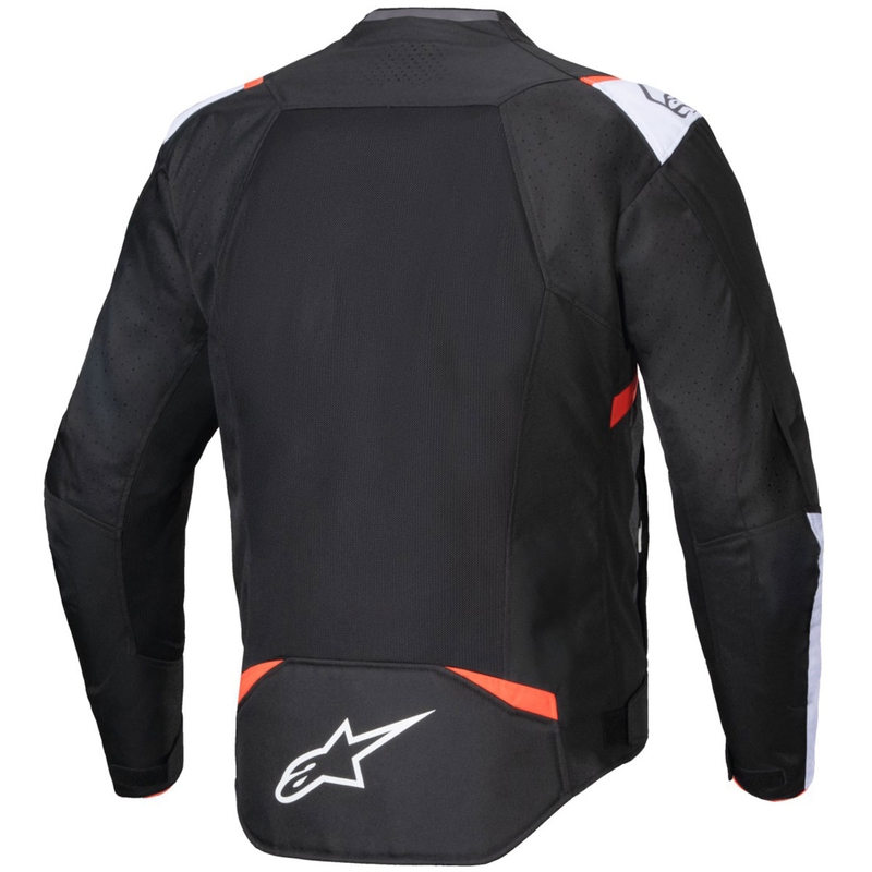 Jacheta moto Alpinestars T-SPS Air V2 negru-alb-rosu fluo