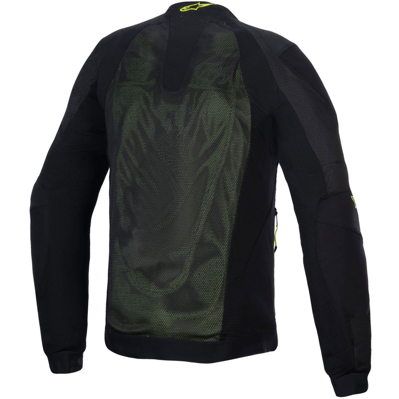 Geacă moto Alpinestars TROOP-AIR negru-galben fluo