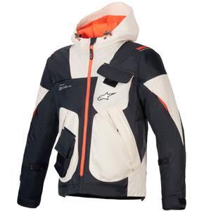 Geacă moto Alpinestars MOGRESS AIR negru-almond-portocaliu