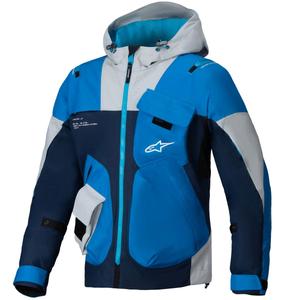 Geacă moto Alpinestars MOGRESS AIR albastru-albastru închis-gri