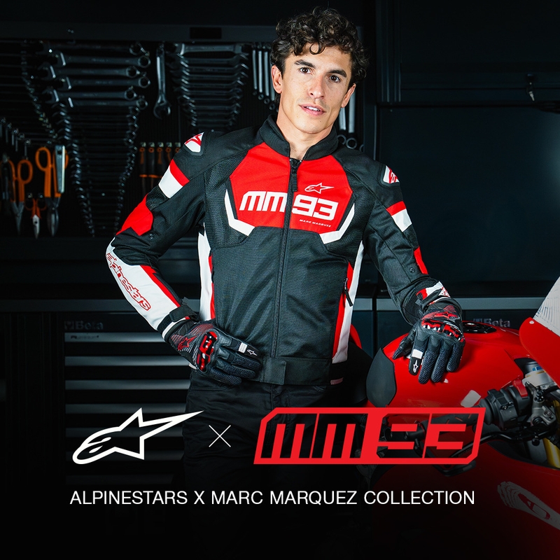 Jachetă moto Alpinestars T-SPS Air V2 MM93 colecția roșu-negru-alb