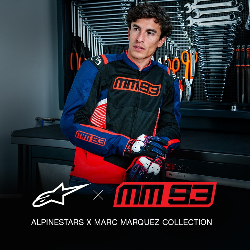 Jachetă moto Alpinestars T-SPS Air V2 MM93, colecția fluo, roșu-albastru-negru-alb