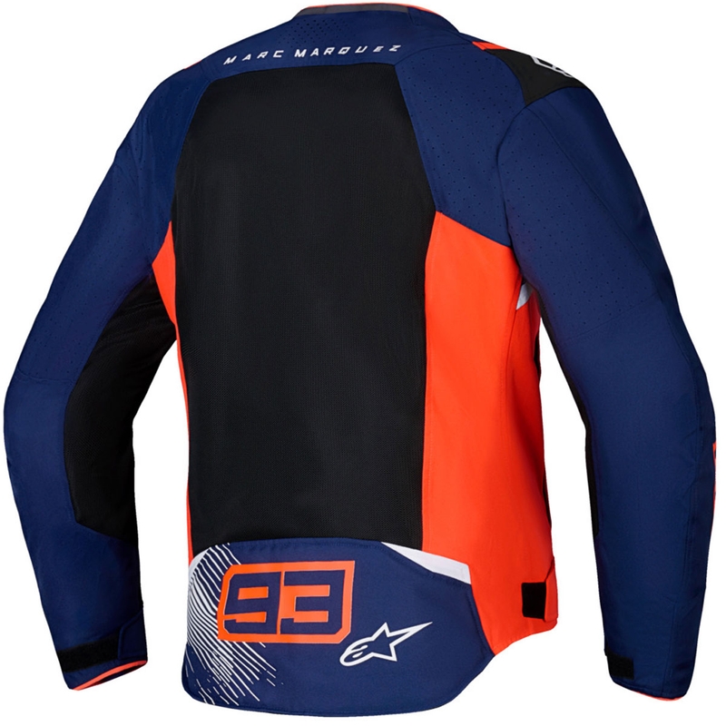 Jachetă moto Alpinestars T-SPS Air V2 MM93, colecția fluo, roșu-albastru-negru-alb