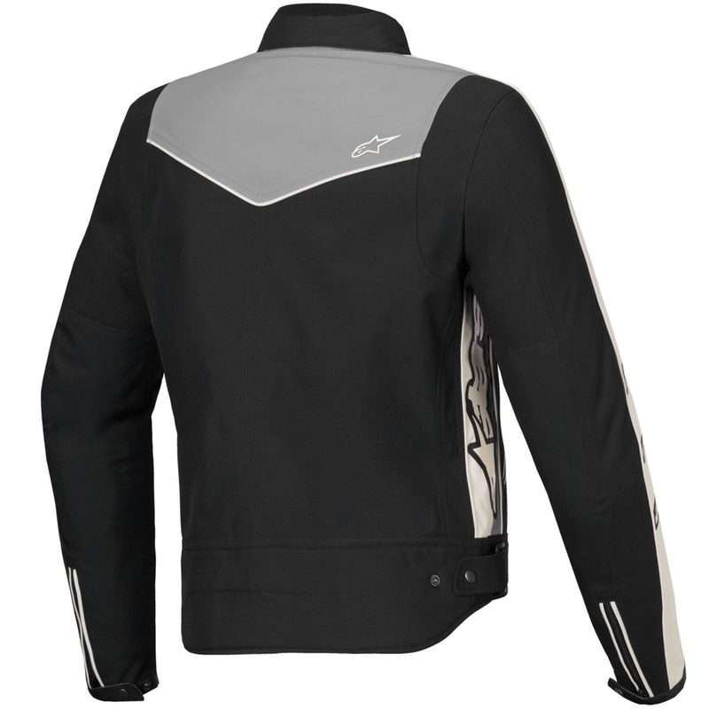 Jachetă de motocicletă pentru femei Alpinestars Stella T-Dyno rezistentă la apă negru-gri închis-gri-bej