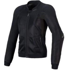 Geacă de motocicletă Alpinestars STELLA TROOP-AIR pentru femei negru-negru