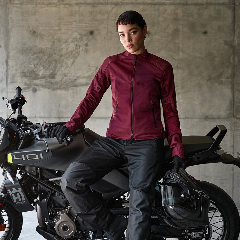 Jachetă moto damă Alpinestars STELLA C-1 AIR violet