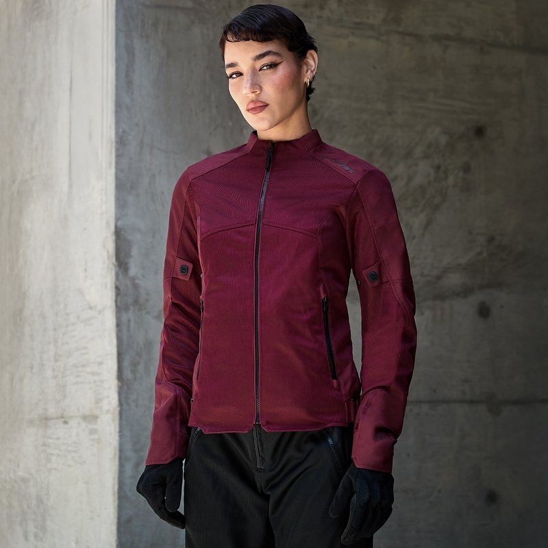 Jachetă moto damă Alpinestars STELLA C-1 AIR violet